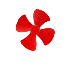 small Red Fan 4cm