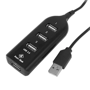 4 port Black USB 2.0 HUB