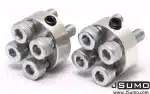 JSUMO CNC Machined Flat Hubs (3mm Hole - Pair)