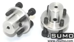 JSUMO CNC Machined Mounting Hubs (3mm Hole - Pair)