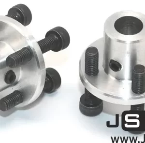JSUMO CNC Machined Mounting Hubs (6mm Hole - Pair)