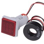 AC50- 500V 0-100A Mini Digital Voltmeter Ammeter 22mm AD16-22AVMS