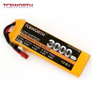 TCBWORTH Lipo Battery 3s 11.1v - 3000mAh 60C XT60