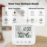 LCD Digital Temperature Humidity Meter Indoor