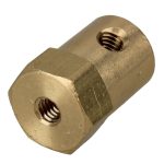 SHORT COUPLING FOR ROBOT SMART CAR WHEEL LENGTH: 18MM DIA. 4MM