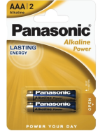 AAA panasonic Alkaline Battery 2pcs