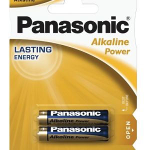 AAA panasonic Alkaline Battery 2pcs