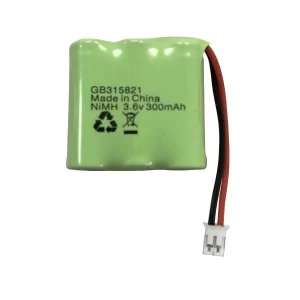 JPS rechargeable nickle cadmium 3.6v 300mah