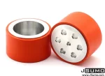 JSUMO JS7444 Aluminum-Silicone Wheel Pair (74mm Diameter)