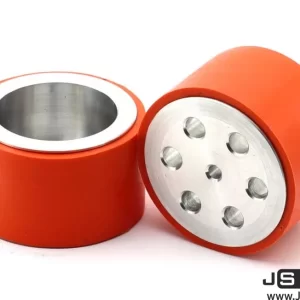 JSUMO JS7444 Aluminum-Silicone Wheel Pair (74mm Diameter)