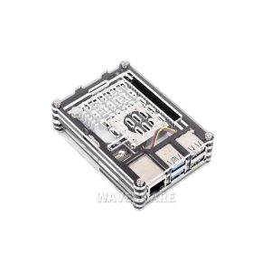 Raspberry Pi 5 Case Acrylic Case with fan