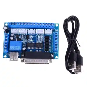 MACH3 5 Axis CNC Breakout Board For Stepper Motor Driver (Blue)