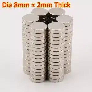 Neodymium Magnet Cylinder 8x2mm
