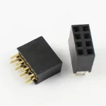2x4 pin female header 2.54mm