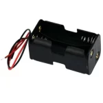 back to back 4AA Batteries Storage Box Holder