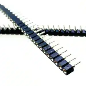 2.54mm pitch round holes pins 1*40 female Header socket 40pin