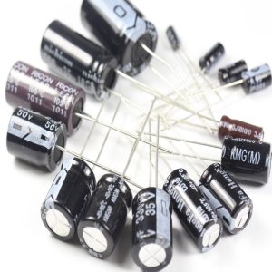 120pcs/lot 1uF-470uF 12Values Aluminum Electrolytic Capacitor