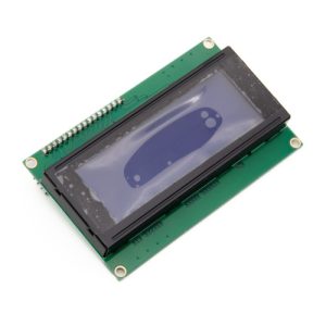 LCD Module Display Blue 20x4 With Soldered Header