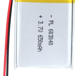 3.7v 650mah LiPo 603040 Battery
