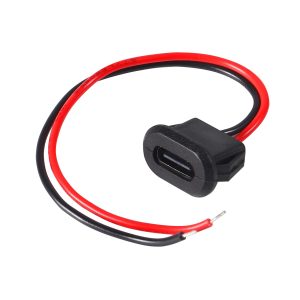 Type-C Flat Female Connector waterproof 2 pin