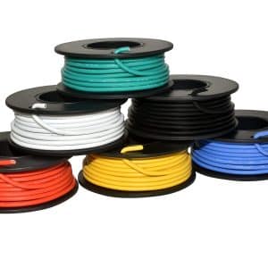 Plusivo 18 AWG Hook Up Solid PVC Wire Roll - 5m