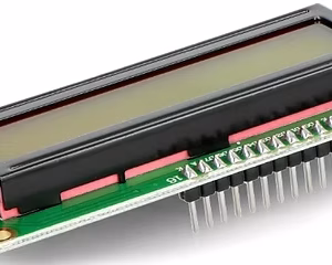 LCD Module Display Yellow 16x2 With Soldered Header