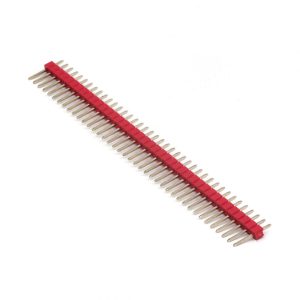 40 pins Header Strip 2.54mm - Red