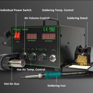 Pro'skit 2 In 1 SMD Hot Air Rework Station AC220~240V (700W) SS-989B