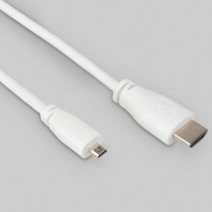 Official Raspberry Pi  Micro HDMI to HDMI Cable - 1m