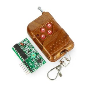 4-Key Wireless RF Module 433MHz Remote Control