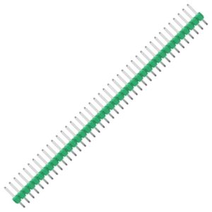 40 pins Header Strip 2.54mm - Green