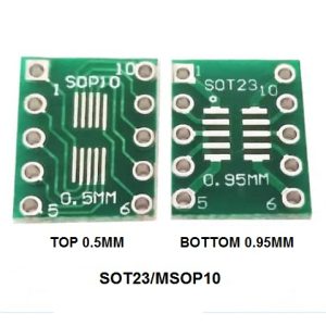 SOP23 to DIP10 adapter