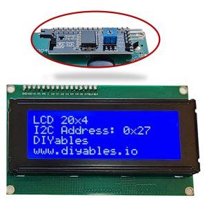 LCD Module Display 20x4 Blue with I2C
