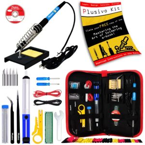 Plusivo 60W Adjustable Temperature Soldering Kit