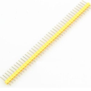 40 pins Header Strip 2.54mm - Yellow