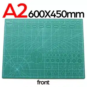A2 PVC Self Healing Cutting Mat with Centimeter and Inch Scale